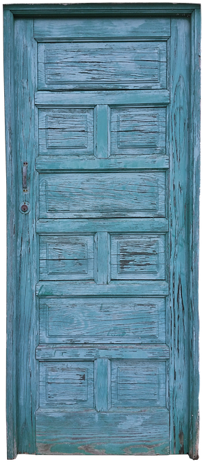 Door, Old, Blue, Old Door, House Entrance, Wood, Input - Old Door Png (405x720), Png Download