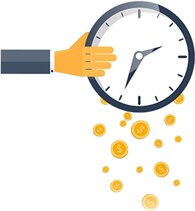Time Is Money - Time Money Png (392x350), Png Download