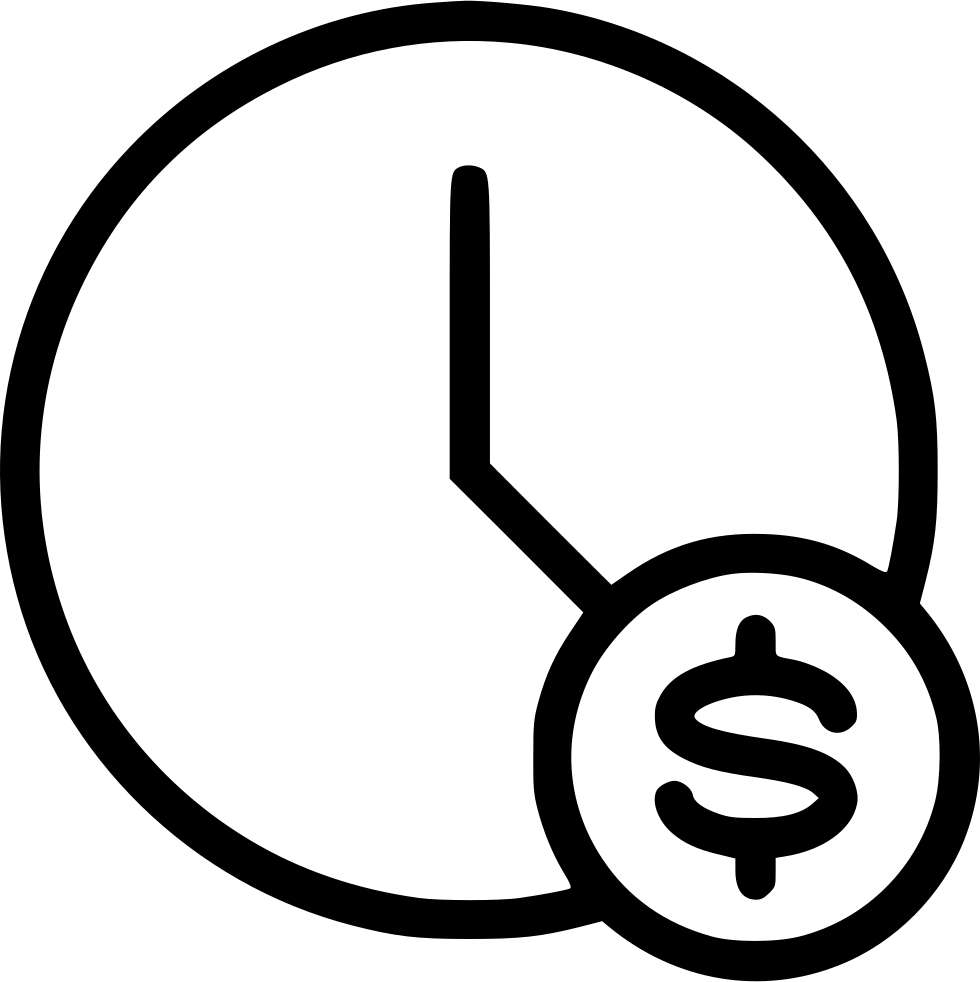 Time Is Money - Icon (980x982), Png Download