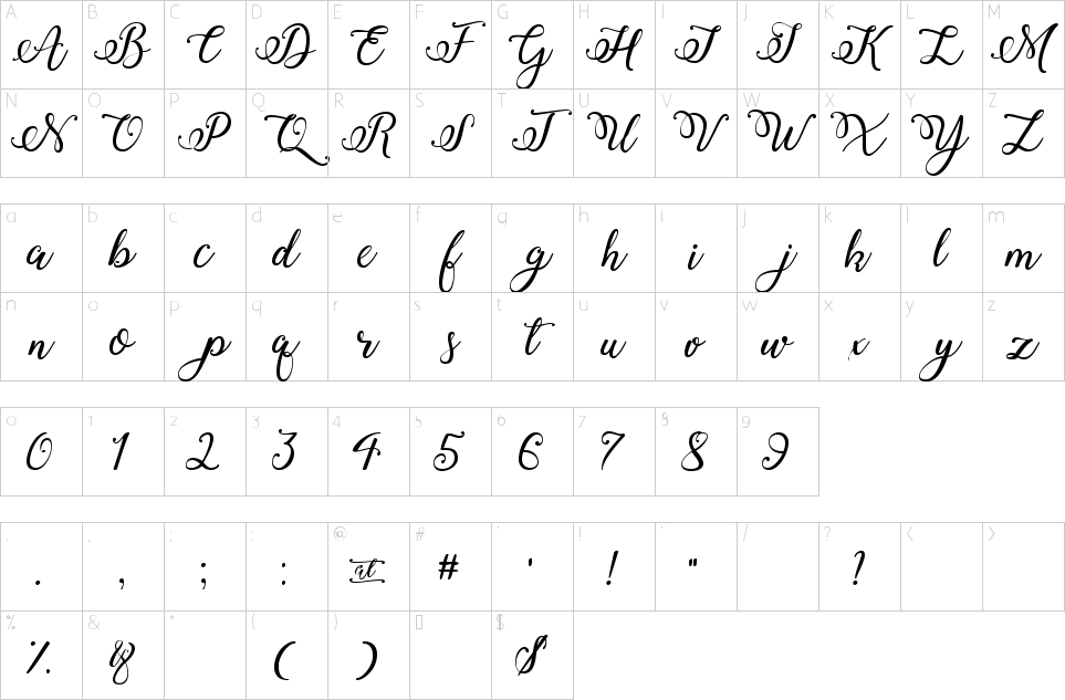 Character Map - Don T Click Me Font (963x633), Png Download