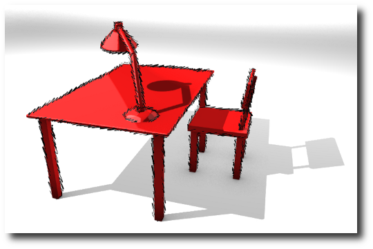 Kitchen & Dining Room Table (540x361), Png Download