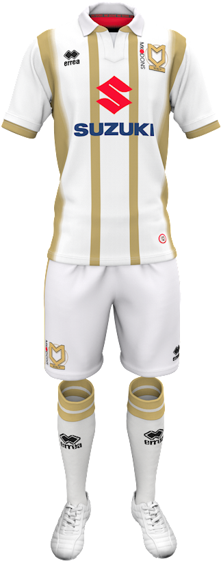 Mk Dons Reveal 2018/19 Kits - Mk Dons Kit 2018 19 (600x849), Png Download