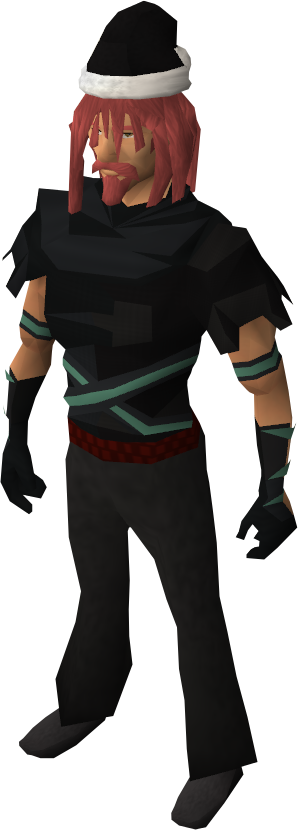 Runescape Black Santa Hat - Runescape Gaze (298x830), Png Download