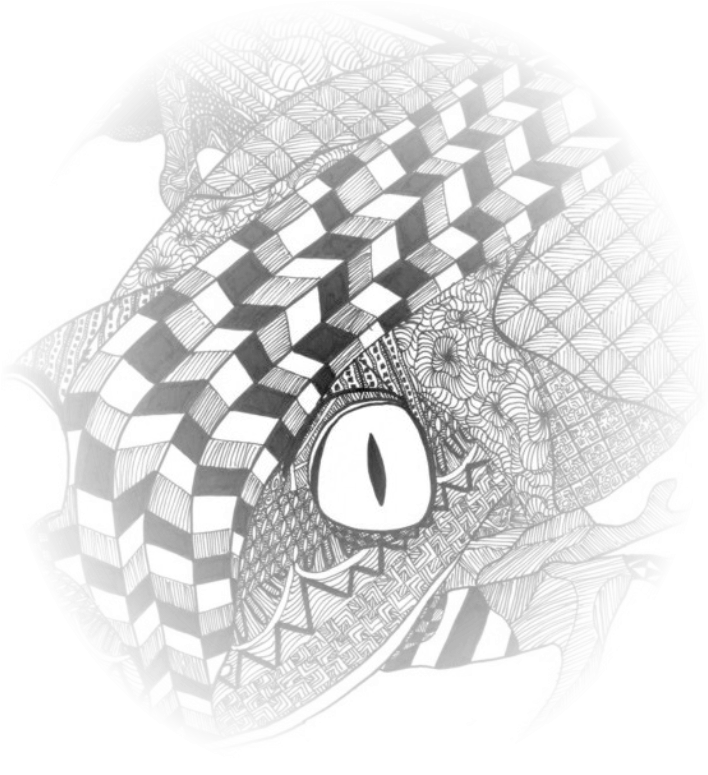 Is A Young Student With A Vision For Patterns, Shapes, - Monochrome (940x812), Png Download