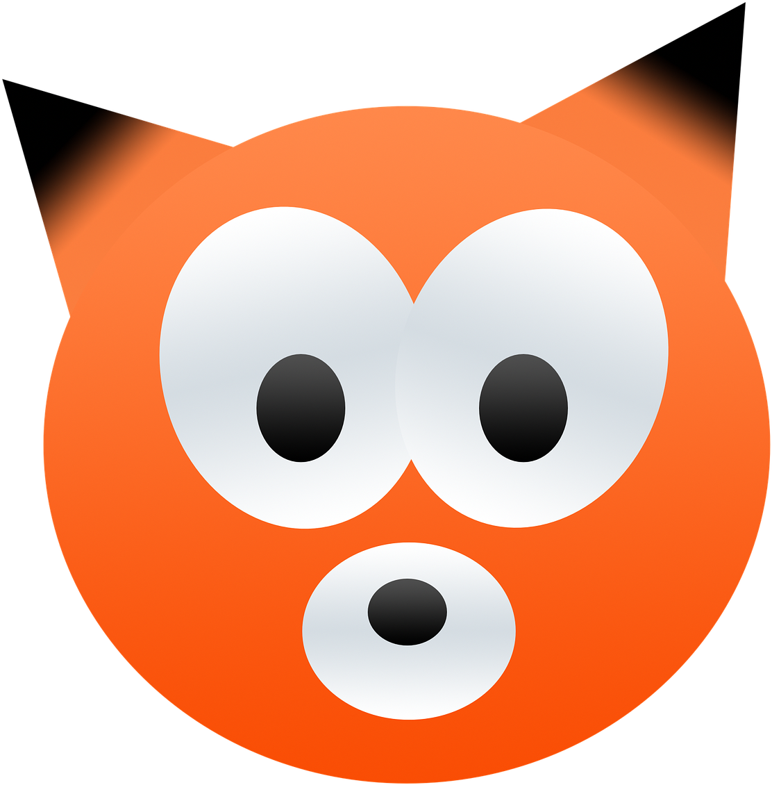 Cute Fox Faces Png (500x500), Png Download