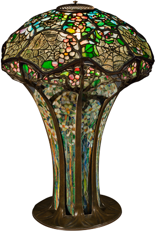 Cobweb Shade, Mosaic Floral Base - Stained Glass (593x593), Png Download