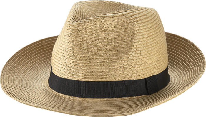 Paper Straw Settler - Hat (700x397), Png Download