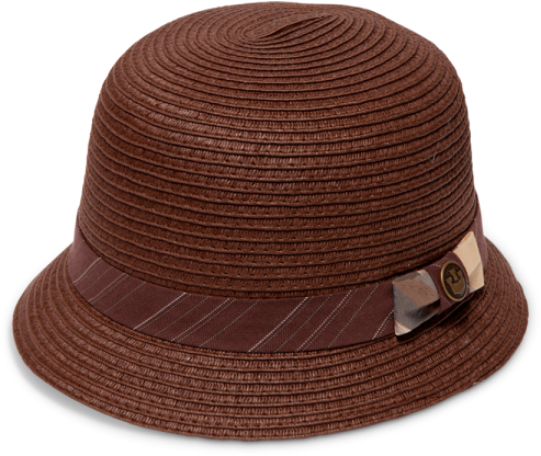 Lady Kari Straw Cloche Hat - Fedora (600x600), Png Download