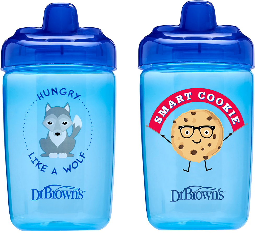 Tc22002 Product Hard-spout Sippy Cup 12oz 350ml Blue - Dr Brown's Sippy Cup (1200x1200), Png Download