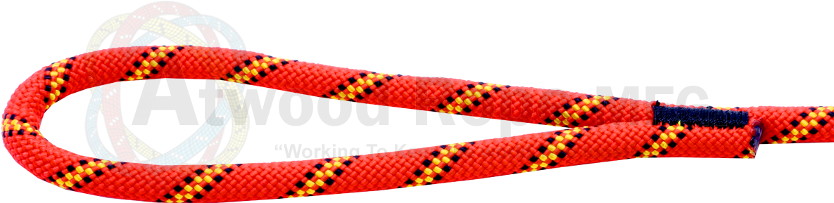 3/8 Red W/ Yellow & Black Tracer Rope Leash - Leash (1200x1200), Png Download