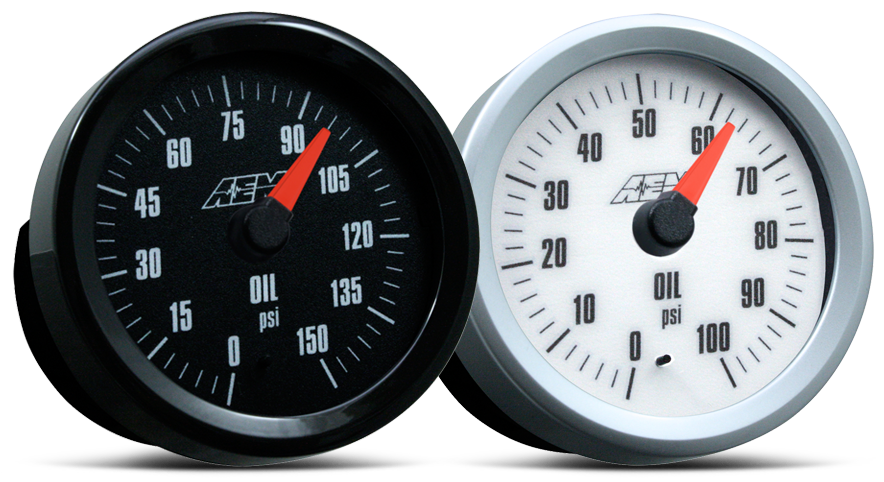Standard Gauges - Oil Pressure Gauge 0-10.2bar (30-5135m) (900x500), Png Download