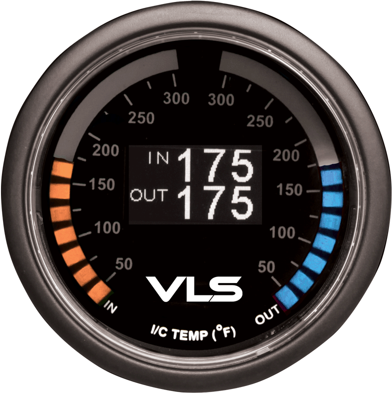 Revel Vls Oled Intercooler Dual Temperature Guage - Charge Air Temperature Gauge (799x800), Png Download