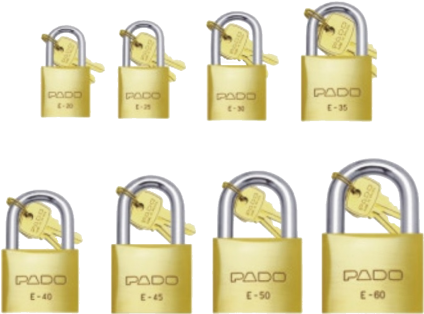Cadeado De Latão Pado E-50 50 Mm (500x554), Png Download