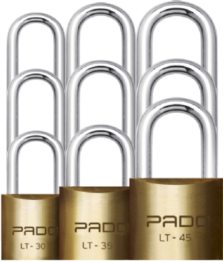 Por - Cadeado Haste Longa Pado (322x380), Png Download