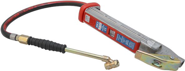 Manual Air Gauge - Tyre Pressure Gauge Pcl (670x281), Png Download