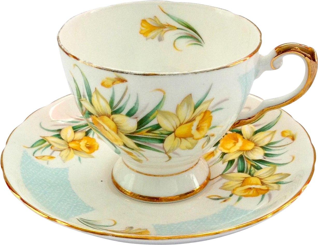 Tuscan Bone China March's Daffodil Birthday Flower (1226x1226), Png Download