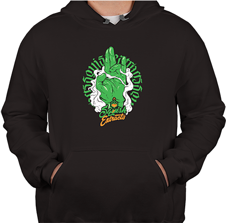 Hand Of God Hoodie - Hoodie (500x441), Png Download
