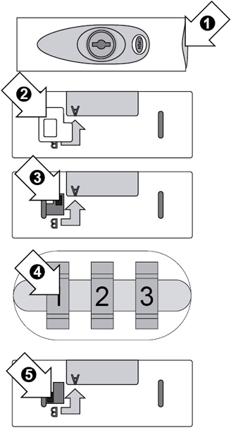 Sequência Numérica Da Sua Combinação E Memorize - Illustration (343x660), Png Download
