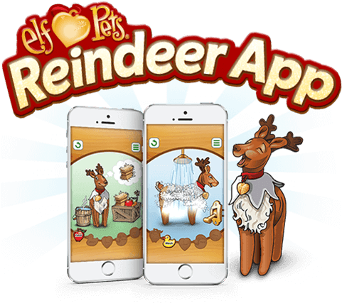 Elf Pets<sup>®</sup> Reindeer App - Elf Pets: A Reindeer Tradition (480x480), Png Download