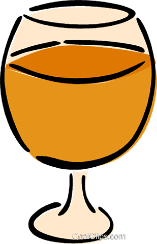 Brandy Snifter Royalty Free Vector Clip Art Illustration - Clipart Glass Brandy Transparent (309x480), Png Download