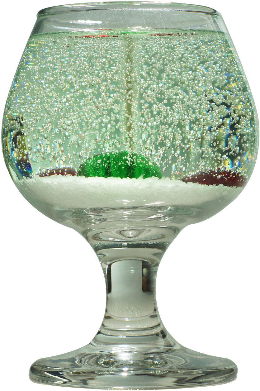 Brandy Glass Candle With Glass Gems In Holiday Home - Glass (1024x1280), Png Download