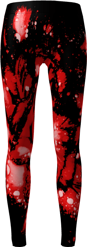 Red Carnation - Leggings (1024x1024), Png Download