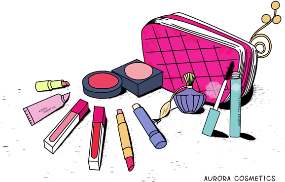 View Larger Image Aurora Cosmetics Lips - Cosmetics (600x424), Png Download