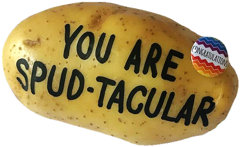 Congratulations Potato - Russet Burbank Potato (500x500), Png Download