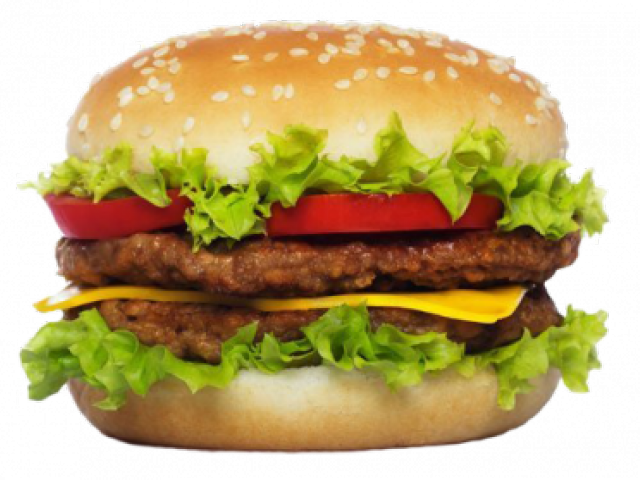 Hamburgers Clipart Transparent Background - Hamburger Png (640x480), Png Download