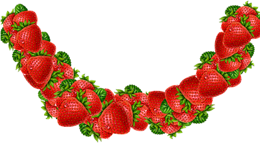 Resize - Strawberry (507x355), Png Download