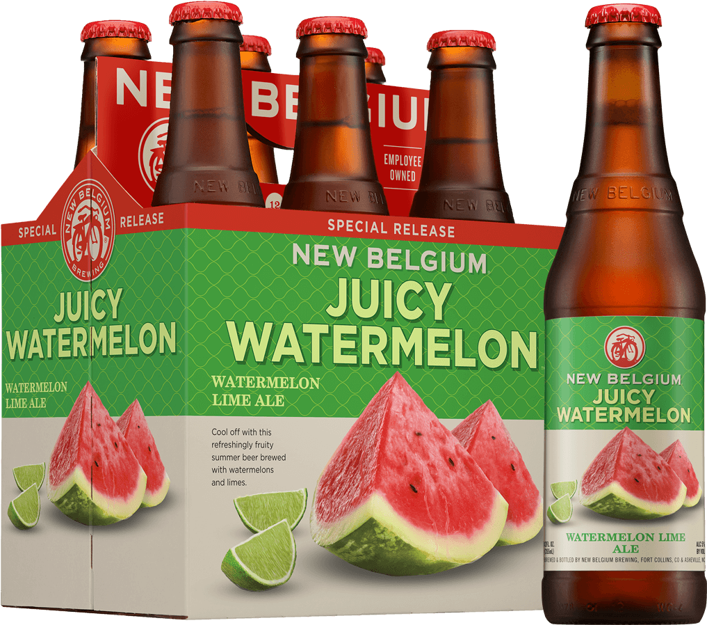 Juicy Watermelon - New Belgium Juicy Watermelon (1600x900), Png Download