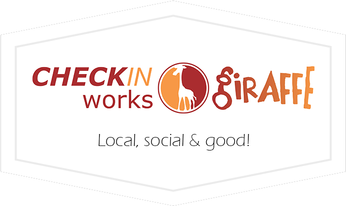 Checkin Works And Giraffe Trading Cic - Check-in (700x422), Png Download