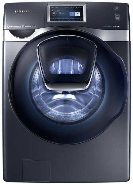 Samsung Addwash 16kg/8kg Washer Dryer Combo Wd16j9845kg - Samsung 16 Kg Washer Dryer (600x600), Png Download