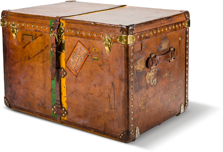 Crocodile, Alligator, Elephant, Walrus, Lizard, Snake, - Oldest Louis Vuitton Trunk (800x640), Png Download