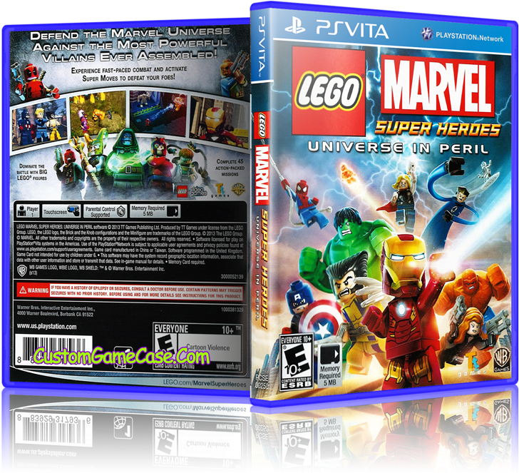 Lego Marvel Super Heroes Universe In Peril - Warner Home Video Lego Marvel Superheroes Ps Vita (800x685), Png Download