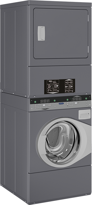 Other Available On-premises Primus Commercial Laundry - Commercial Stackable Washer And Dryer (300x664), Png Download