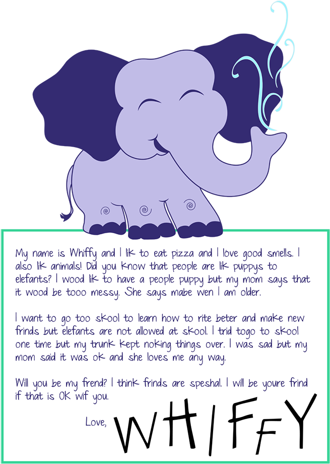 Meet Whiffy The Elephant - Iphone (743x960), Png Download