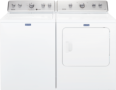 Image For Maytag Washer And Dryer Set - Washing Machine (519x804), Png Download