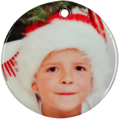 Ceramic Christmas Ball Ornament - Ceramic (500x500), Png Download