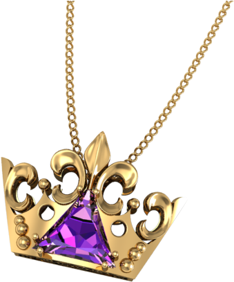 Crown Pendant 3d Model 3dm - Pendant (640x480), Png Download