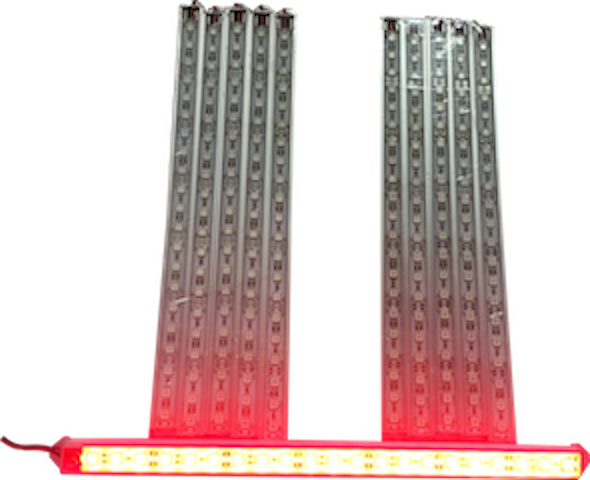 Waterproof 1' Led Strip Light - Plastic (590x480), Png Download