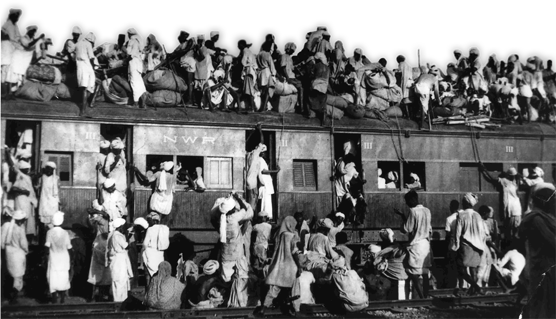 At Midnight On August 14-15, 1947, Britain's Erstwhile - Partition Of India (1080x643), Png Download