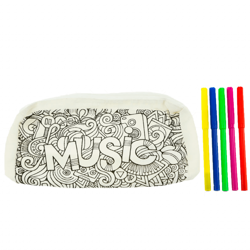 Paint Pencil Case With 5 Markers - Pencil Case (1024x1024), Png Download