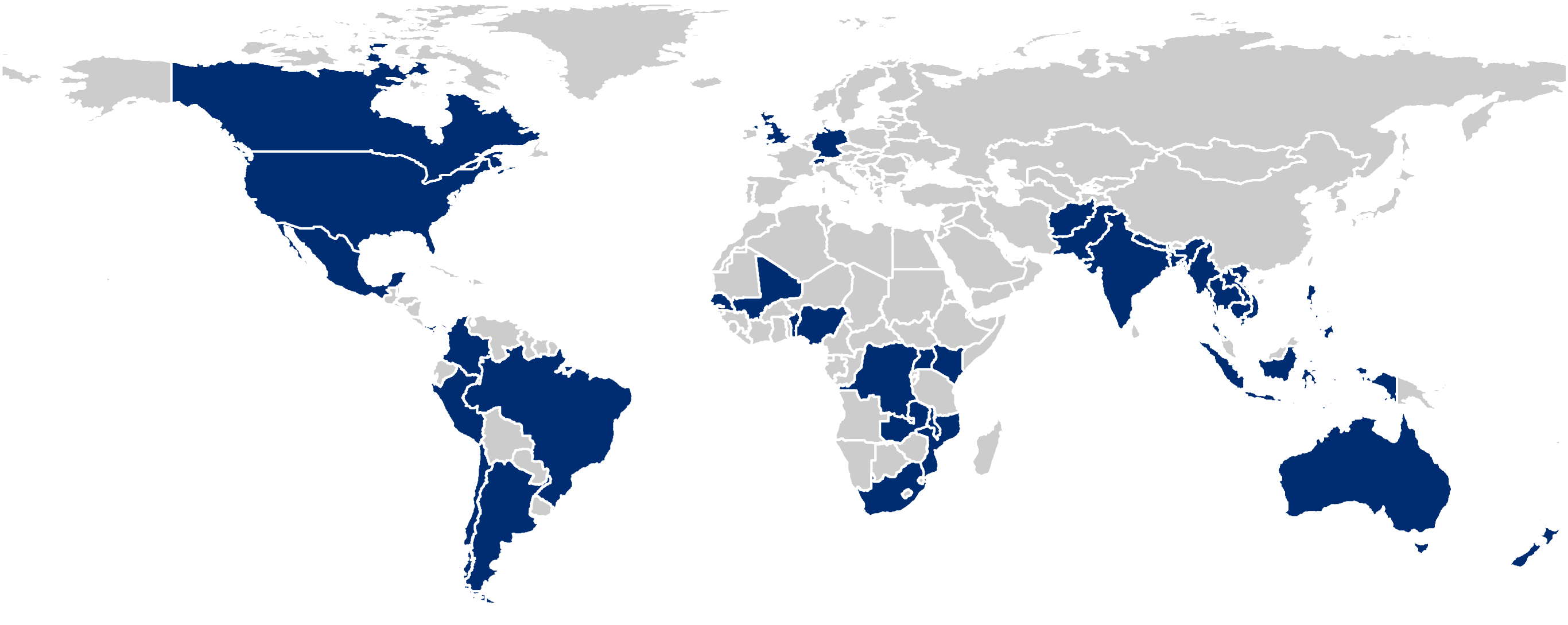 [partners Image/map] - Communist Party In World Map (2732x1089), Png Download