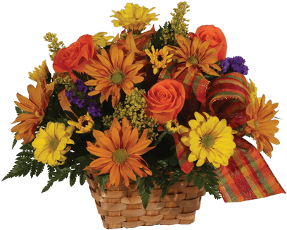 Autumn Daisies & Roses • - Product (500x611), Png Download