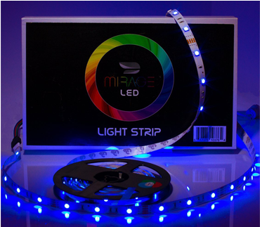 Led Strip Lights With Remote - Headphones (600x322), Png Download