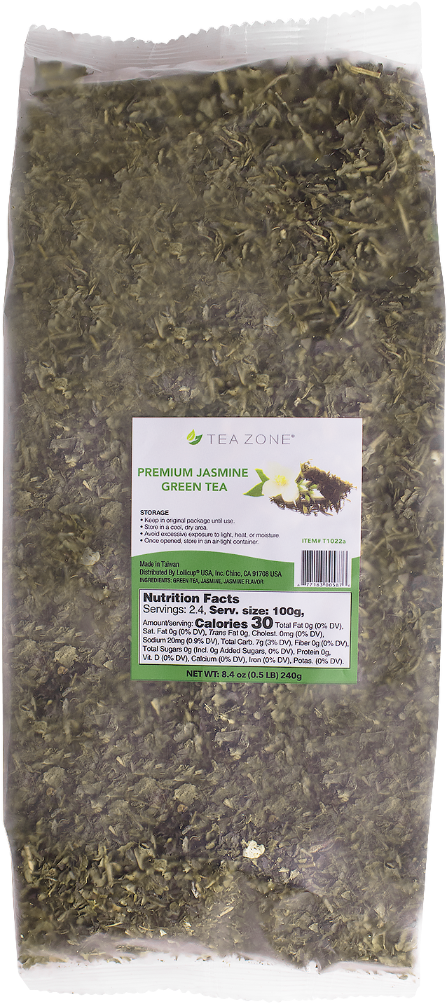Tea Zone Premium Jasmine Green Tea Leaves - Tea (1500x1500), Png Download