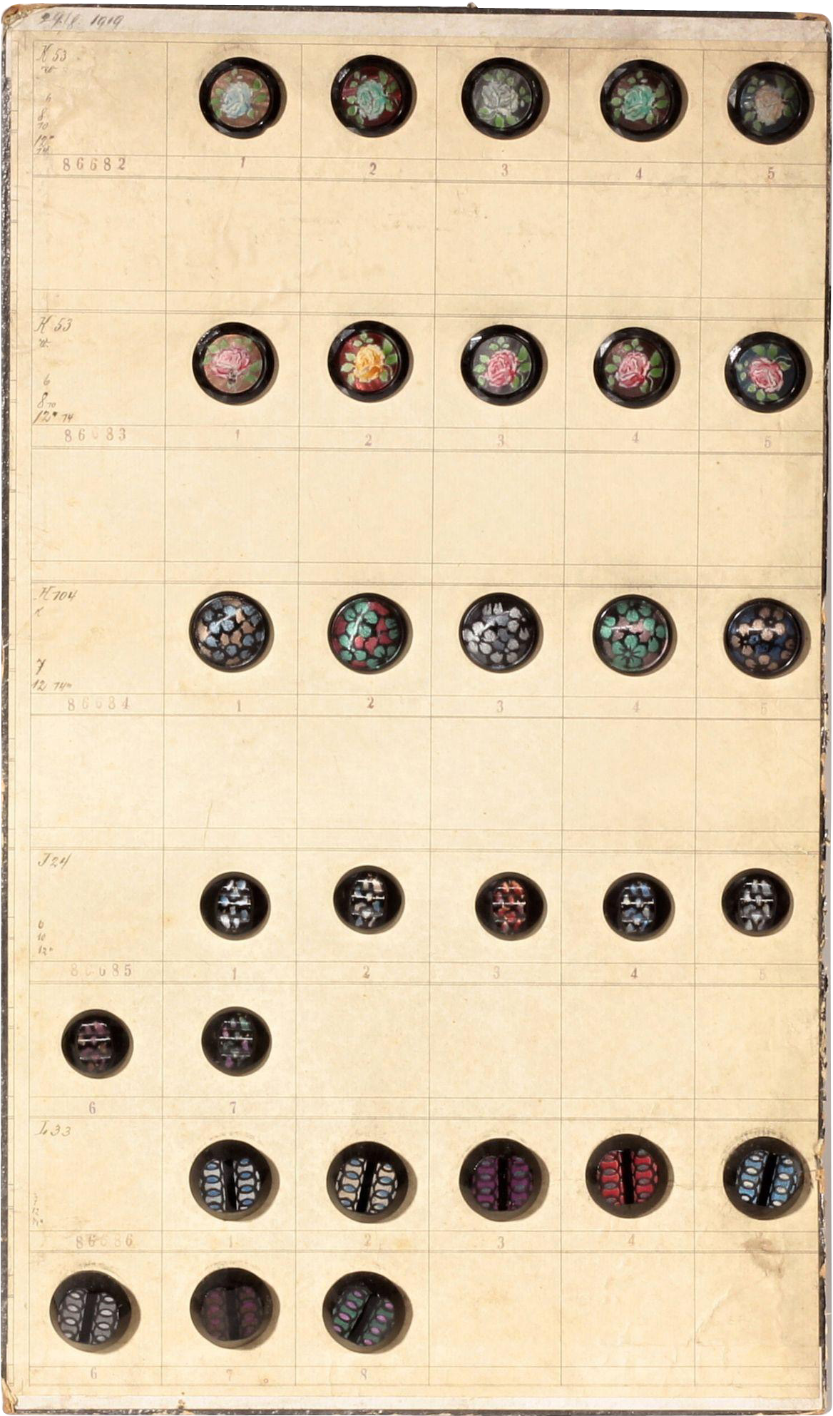 Collectible 1919 Vintage Art Deco Czech Bohemian Sample - Antique (1984x1984), Png Download