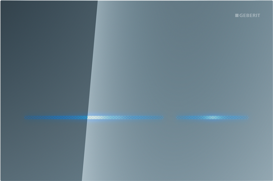 Geberit Sigma80 Reflective Glass Reece - Geberit 116.090.s Sigma80 Toilet Flush Actuator Plate (1170x660), Png Download