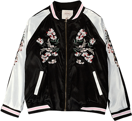 silk floral jacket